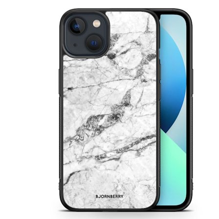 Bjornberry Skal iPhone 13 Mini - Vit Marmor