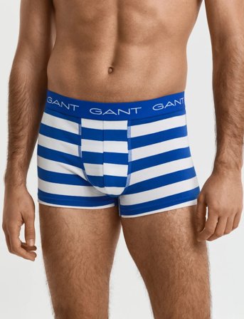 GANT Stripe Trunk 3-Pack - Blue - XXXL