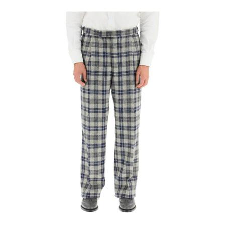 Thom Browne, Wide Trousers Grijs, Heren, Maat:M