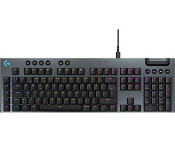 G915 X Corded - Tactile - Black - Logitech G915 X Corded - speltangentbord med låg profil