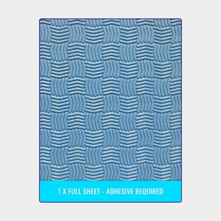 Alfombra antideslizante / antideslizante barco Treadmaster Comfort Grip Smooth Pattern Light Blue, 1200 x 900 x 2 mm