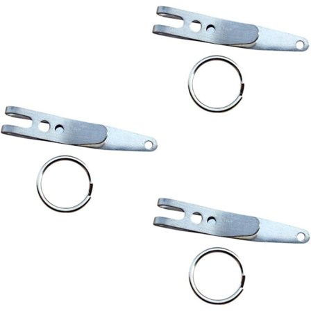 5 kpl Ulkoilmakäyttöön Sopiva Mini-Taskuklipsi Pieni Karabiinikoukku Avaimenperätyökalu