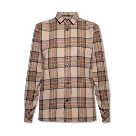 Samsøe Samsøe Checked shirt , Bruin , Dames , Maat: XS