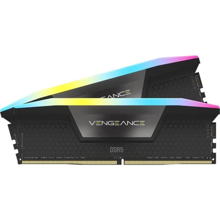 Corsair 64GB (2x32GB) DDR5 6000MHz VENGEANCE RGB C40 1.35V AMD EXPO Desktop Memory