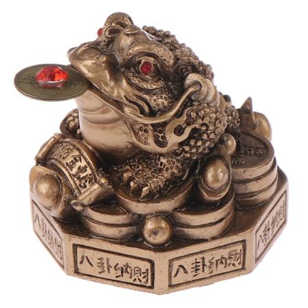 ren kobber tudse fundet cikade frø tudse statuer dyr Messing han Bronze one size