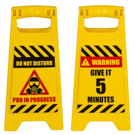 Toalettskylt Warning Do Not Disturb