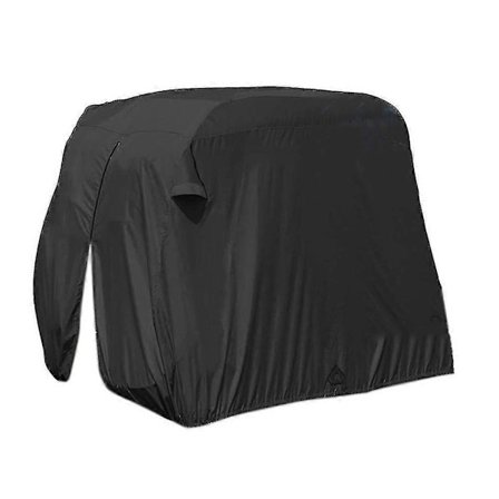 Golfbil Cover Kraftig Universal Golfbiler Cover Vanntett Regntett Club Car Takinnhegning Golftilbehør Svart