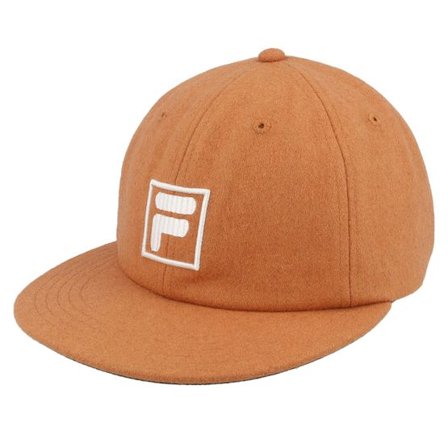 Fila - Svart snapback Keps - Como Logo Felted Vintage Ballcap Rust Strapback @ Hatstore