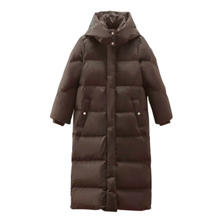 Woolrich Down Coats Brun, Dame Parka