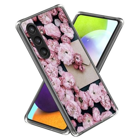 Deco Samsung Galaxy S24 skal - Rosa Blommor
