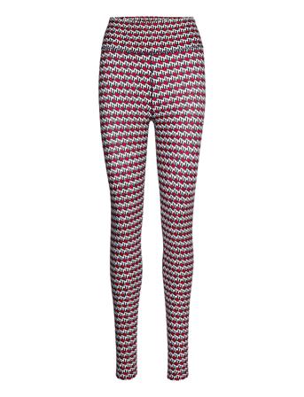 Hw Aop Legging Running/training Tights Rød Tommy Sport