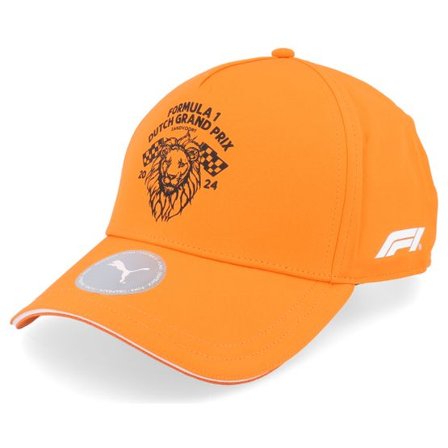 Formula One - Motor Orange adjustable Keps - F1 Logo 24 Zandvoort Dutch Grand Prix Orange A-Frame Adjustable @ Hatstore
