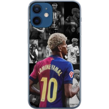 Kompatibelt Mobilskal till Apple Apple iPhone 12 mini Yamal FC Barcelona fotboll stjärnskott 2025