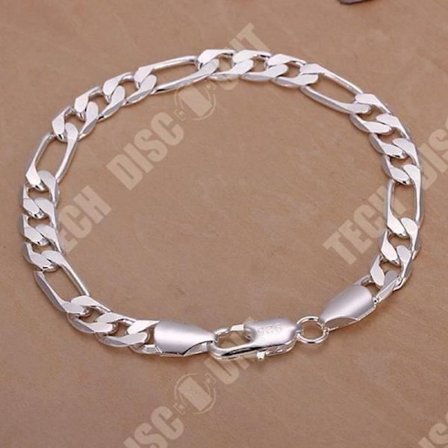 Armbånd gourmette - TD - Sølv 925 - 20cm - 8MM - Elegant design