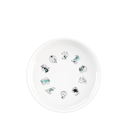 Rig-tig Mumin ABC skål Ø 15cm - turqouise Serveringstillbehör Blå