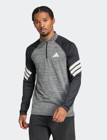 adidas Performance Gym+ 3S 1/4 Zip - Grey - XXL