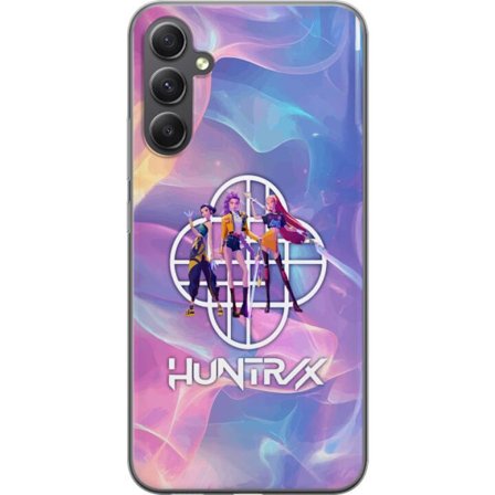 Samsung Galaxy A24 4G Läpinäkyvä kuori KPop Demon Hunters 2 HuntrX Girls, jossa pastelliteema ja futuristinen energia