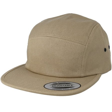 Yupoong - Bege 5panel Boné - Khaki 5-Panel @ Hatstore