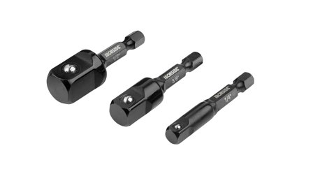 Ironside 200173 Kraftfyrkantstapp sats, 3 delar, Maskintillbehör & förbrukning