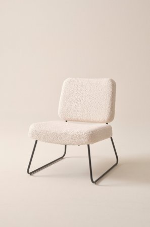 Jotex - Teddy Loungestol Naturhvit - BOLZANO - Kjøp Loungestoler hos Jotex