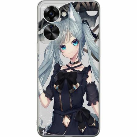 Oneplus Nord 2t Genomskinligt Skal Catgirl