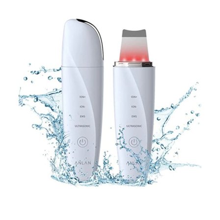 Ultralyd Skin Scrubber IXP5 Vanntett Lav støy Lys terapi EMS Face Lifting Face Cleaner