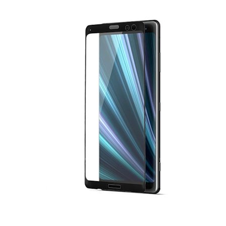 Skärmskydd Sony Xperia XZ3 - Härdat Glas Svart