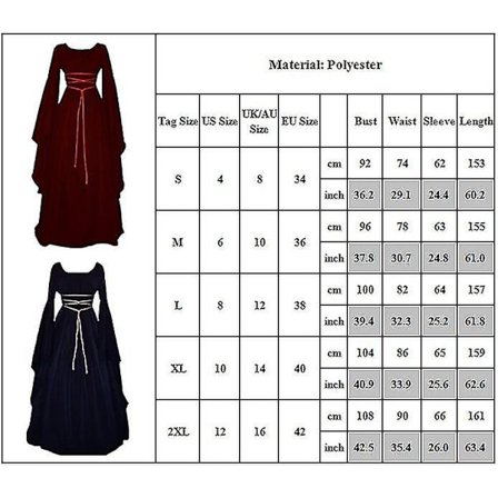 Medieval Witch Dress Vampire Bride Costumes Women Halloween Carnival Party Cosplay -a