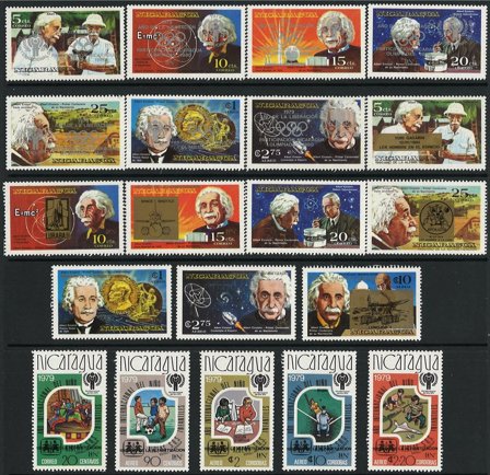 Nicaragua 1980-1981 - 20 forskeliige frimærker - Postfrisk