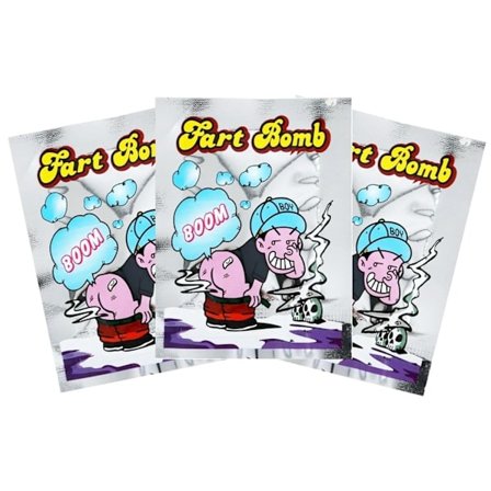 20-pack Stinkbomb / Fisbomb / Pruttbomb, flerfärgad