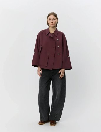 Sofie Schnoor Agathasw Jacket - Burgundy - 38