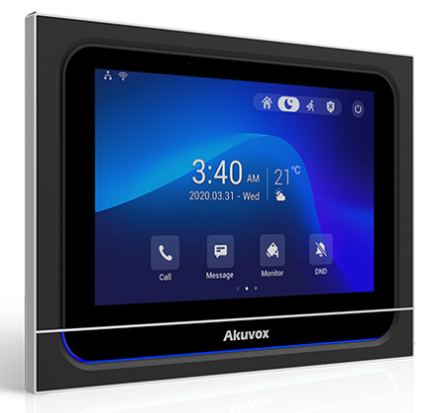 AKUVOX Indoor-Station X933S, Touch Screen, Android, black