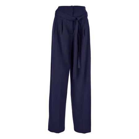 Semicouture Wide Bukser Blå, Dame Bukser