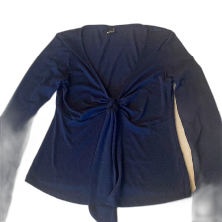 Mörkblå omlottopp från Gina Tricot