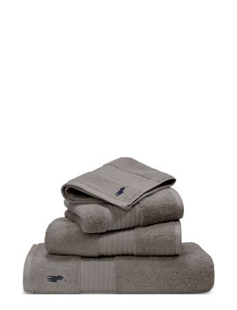 Player Wash Towel Home Textiles Bathroom Textiles Towels & Bath Towels Face Towels Grå Ralph Lauren Home