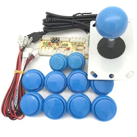 Arcadeknappar Spel Usb Encoder Pc Joystick Controller Diy Kit Kompatibel med Mame Jamma-spel