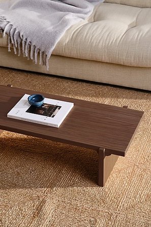 Jotex - Soffbord 40x100 Cm Furu Mörkbrun TOTTORI - Köp Soffbord hos Jotex