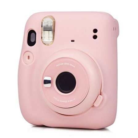 Fujifilm Instax Mini 11 CAIUL silikonisuojus - Pinkki