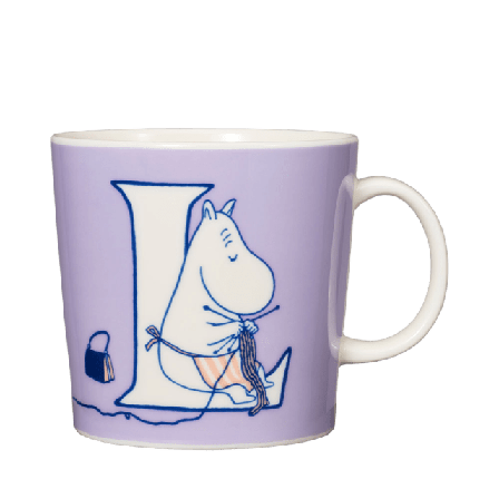 Arabia Muminmugg 40 cl ABC M Kök & matlagning Lila ONESIZE