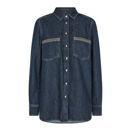 MOS Mosh Shirt Blå, Dame Skjorter