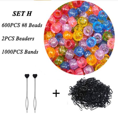Quick Beader Hårpärlor Set SET H SET H