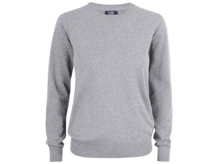 CUTTER & BUCK Tröja Oakville dam gråmelange XS - Lyreco - Yrkeskläder - Uniform - Stickat