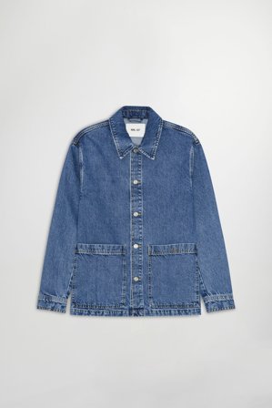 NN.07 Blaze Overshirt Male Blue