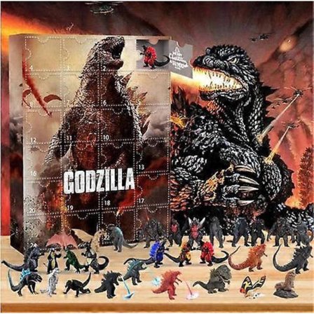 Godzilla Adventiluukku Godzilla Adventiluukku Sokea Laatikko Lelut