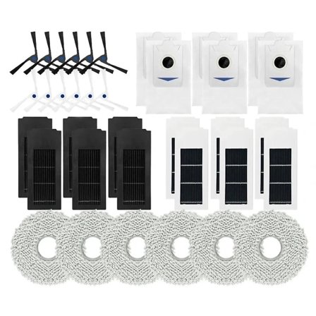 Sidebørste Hepa Filter Støvsugerpose Moppeklude Ac Til Deebot X2 / X2 Omni / X2 Pro Robotstøvsuger