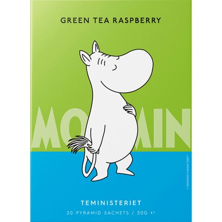 Teministeriet Moomin grönt te, hallon | Matlagning > Skafferiet > Te | Bagaren och Kocken