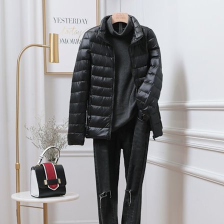 Ultralett dunjakke for kvinner, pluss størrelse 7XL, lett varm jakke høst vinter parka