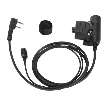 U94 PTT-adapter med fingerudløserknap PTT-switch U94 PTT-system til BAOFENG til KENWOOD til TYT Walkie Talkie 2-vejs radio