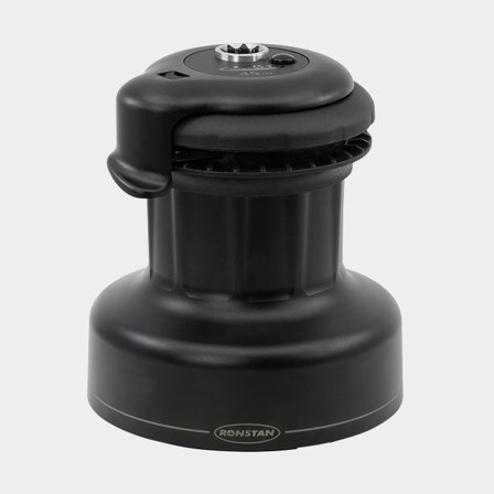 Schotwinde Ronstan Orbit Winch 45 3-QT, passend für Ø8 - 14 mm Schot, selbstholend, feste Geschwindigkeit, 3-Gang, Aluminium, mit QuickTrim - Boot