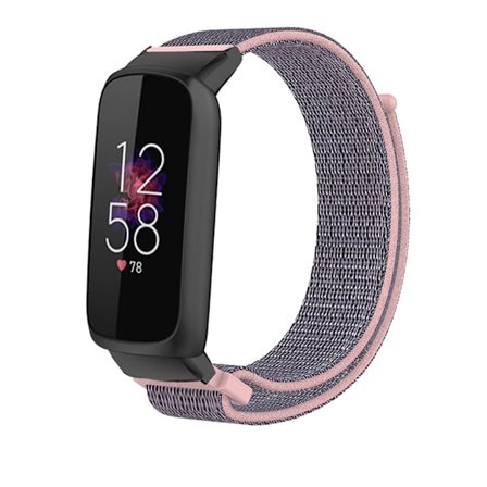 Nylonarmband Fitbit Luxe Rosa